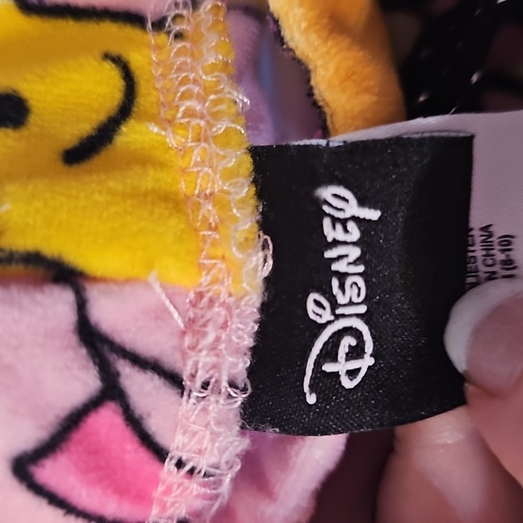 Disney Pink Pajama Bottoms with Winnie the Pooh and Friends Size M - Picture 2 of 5